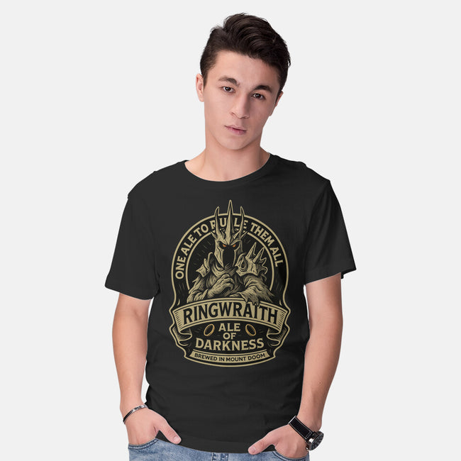 Ringwraith Ale Of Darkness-Mens-Basic-Tee-Immortalized