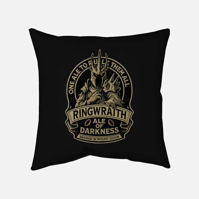 Ringwraith Ale Of Darkness-None-Removable Cover w Insert-Throw Pillow-Immortalized