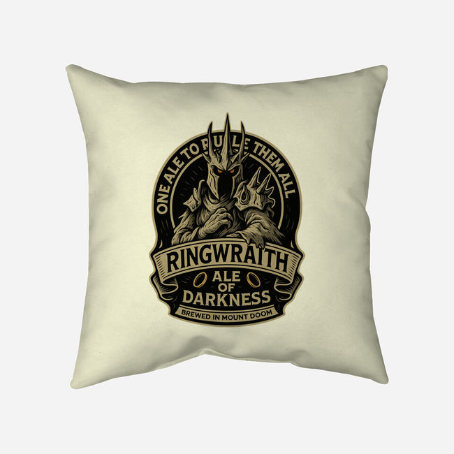 Ringwraith Ale Of Darkness-None-Removable Cover w Insert-Throw Pillow-Immortalized