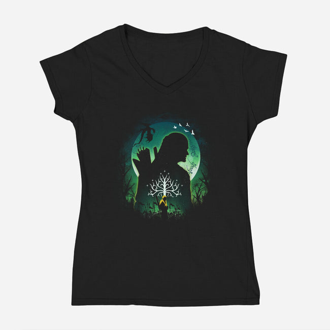 The Greenleaf-Womens-V-Neck-Tee-dandingeroz