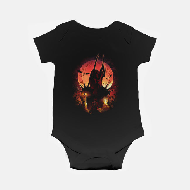 The Dark Lord Sauron-Baby-Basic-Onesie-dandingeroz
