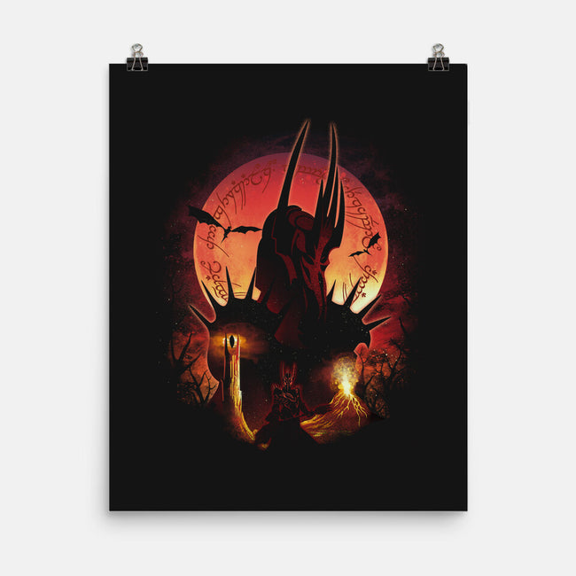 The Dark Lord Sauron-None-Matte-Poster-dandingeroz