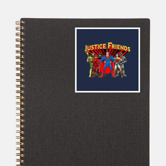 Justice Friends-None-Glossy-Sticker-demonigote