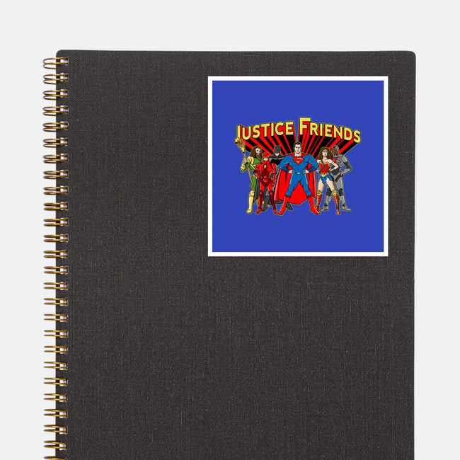 Justice Friends-None-Glossy-Sticker-demonigote
