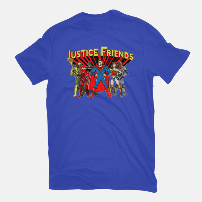Justice Friends-Womens-Basic-Tee-demonigote