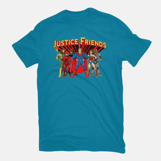 Justice Friends-Womens-Basic-Tee-demonigote