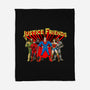 Justice Friends-None-Fleece-Blanket-demonigote