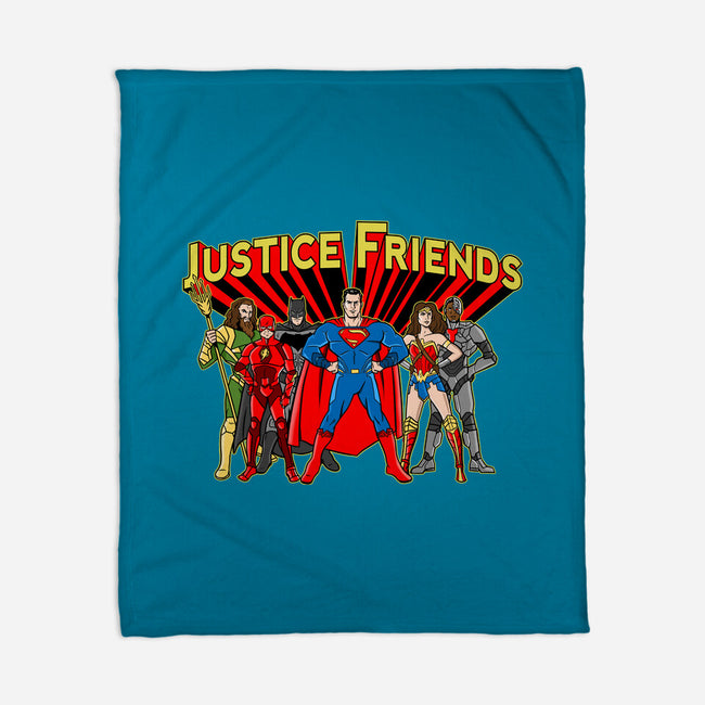 Justice Friends-None-Fleece-Blanket-demonigote