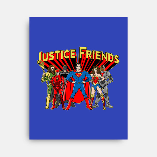 Justice Friends-None-Stretched-Canvas-demonigote