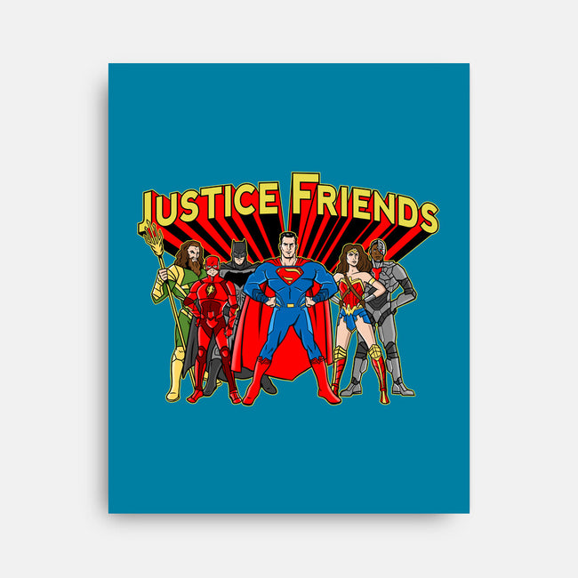 Justice Friends-None-Stretched-Canvas-demonigote
