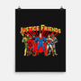 Justice Friends-None-Matte-Poster-demonigote
