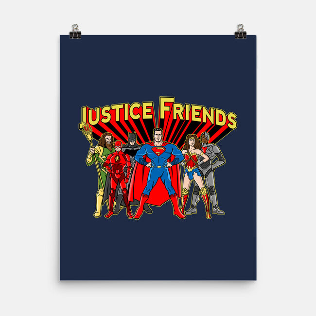 Justice Friends-None-Matte-Poster-demonigote