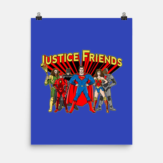 Justice Friends-None-Matte-Poster-demonigote