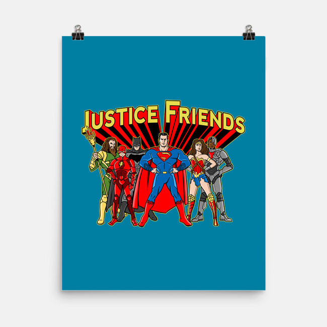 Justice Friends-None-Matte-Poster-demonigote