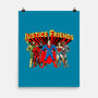 Justice Friends-None-Matte-Poster-demonigote