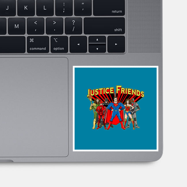 Justice Friends-None-Glossy-Sticker-demonigote