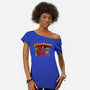 Justice Friends-Womens-Off Shoulder-Tee-demonigote