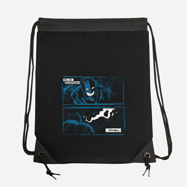 Do You Bleed-None-Drawstring-Bag-demonigote