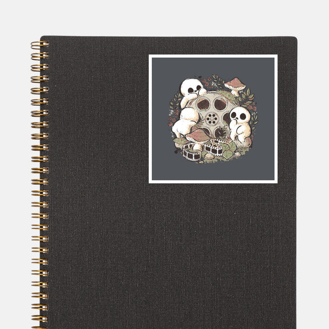 Kodama Forest Movie-None-Glossy-Sticker-xMorfina