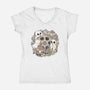 Kodama Forest Movie-Womens-V-Neck-Tee-xMorfina