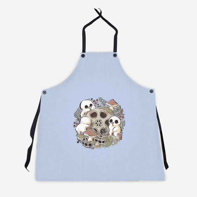Kodama Forest Movie-Unisex-Kitchen-Apron-xMorfina