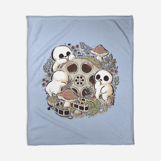 Kodama Forest Movie-None-Fleece-Blanket-xMorfina