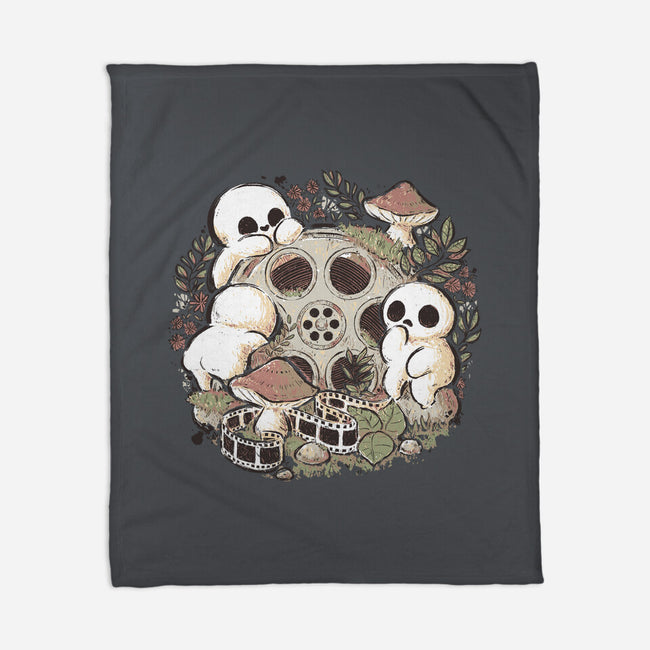 Kodama Forest Movie-None-Fleece-Blanket-xMorfina