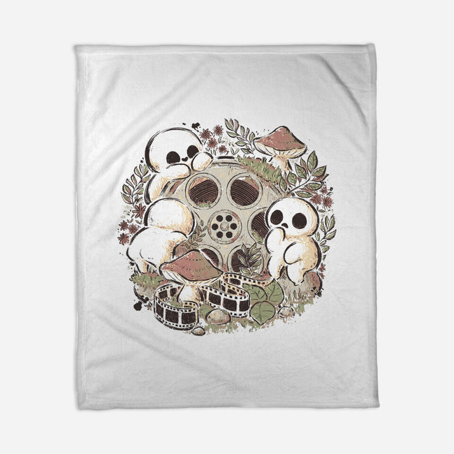 Kodama Forest Movie-None-Fleece-Blanket-xMorfina