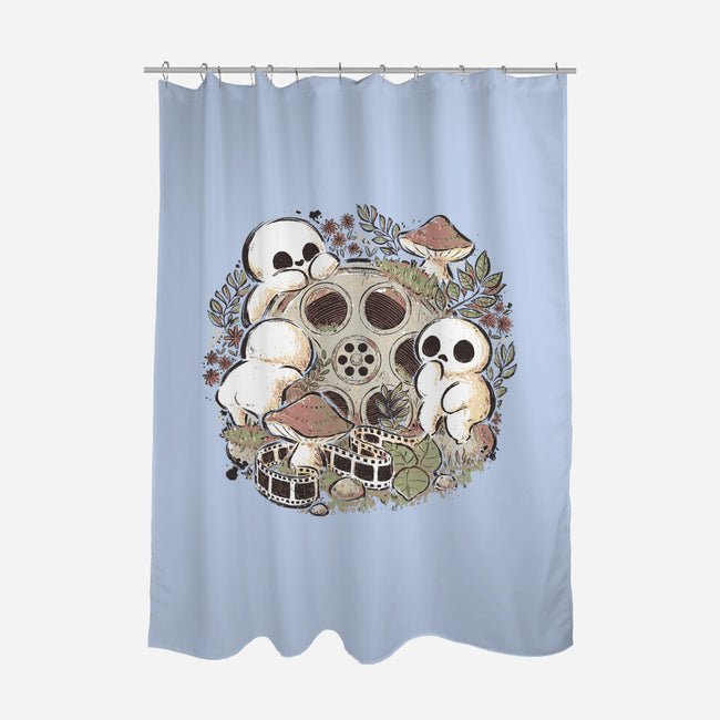Kodama Forest Movie-None-Polyester-Shower Curtain-xMorfina