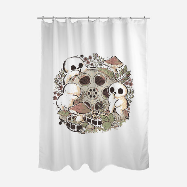 Kodama Forest Movie-None-Polyester-Shower Curtain-xMorfina