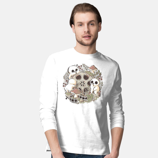 Kodama Forest Movie-Mens-Long Sleeved-Tee-xMorfina