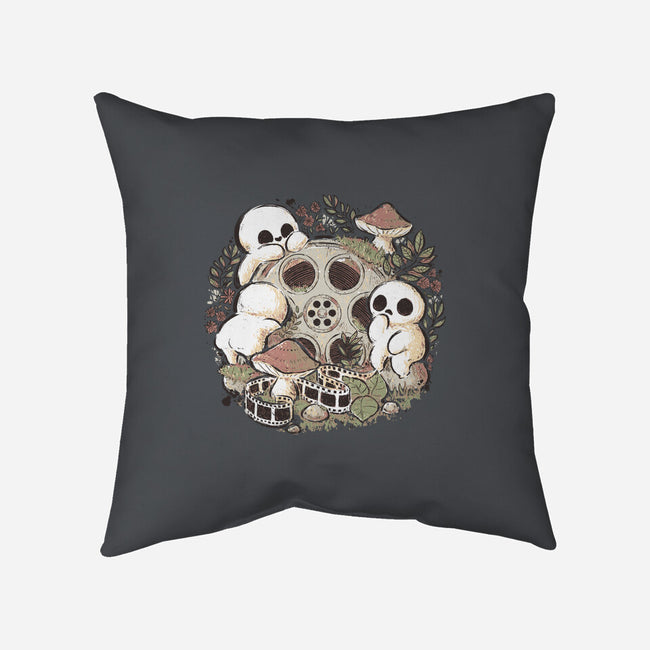 Kodama Forest Movie-None-Removable Cover w Insert-Throw Pillow-xMorfina