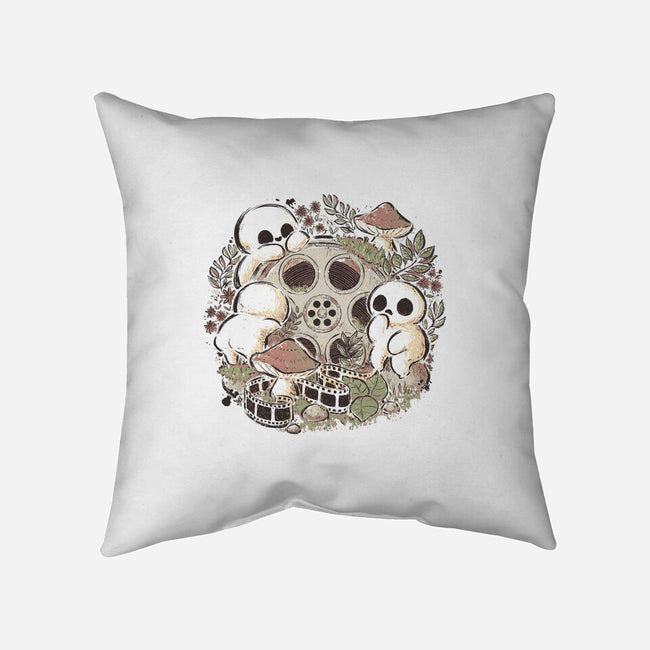Kodama Forest Movie-None-Removable Cover w Insert-Throw Pillow-xMorfina