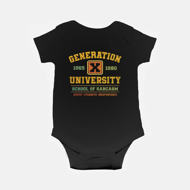 Generation X University-Baby-Basic-Onesie-kg07