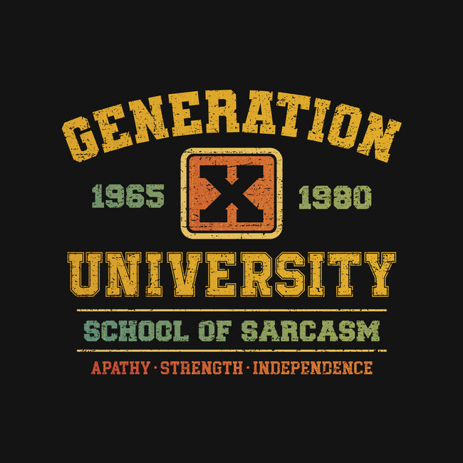Generation X University-Mens-Basic-Tee-kg07