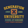 Generation X University-Mens-Basic-Tee-kg07