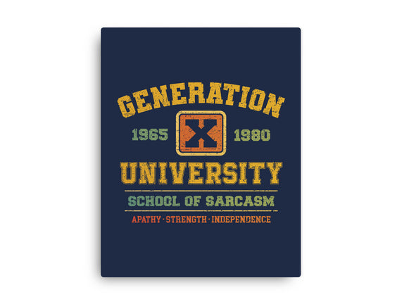 Generation X University