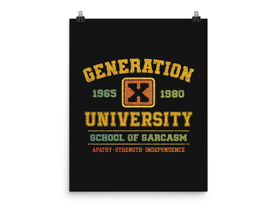 Generation X University