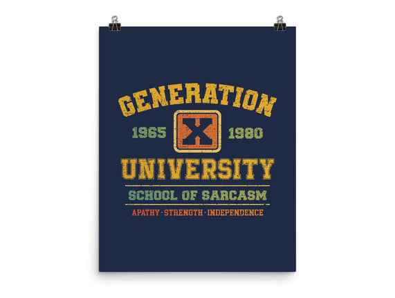Generation X University