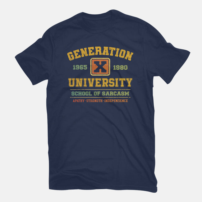 Generation X University-Mens-Basic-Tee-kg07