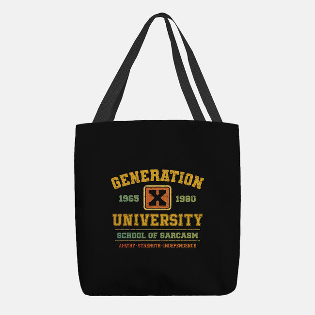 Generation X University-None-Basic Tote-Bag-kg07