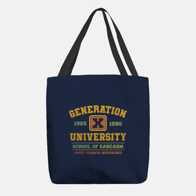 Generation X University-None-Basic Tote-Bag-kg07