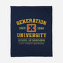 Generation X University-None-Fleece-Blanket-kg07