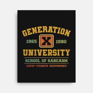 Generation X University-None-Stretched-Canvas-kg07