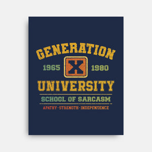 Generation X University-None-Stretched-Canvas-kg07