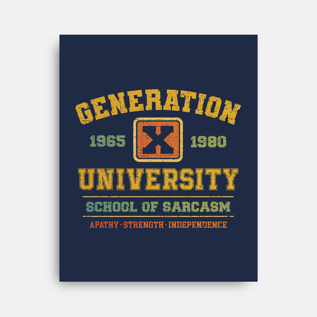 Generation X University-None-Stretched-Canvas-kg07