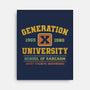 Generation X University-None-Stretched-Canvas-kg07