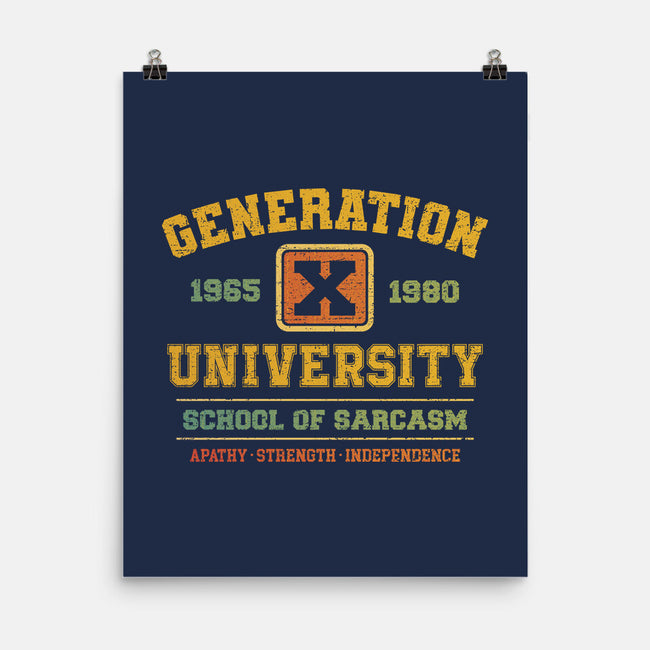 Generation X University-None-Matte-Poster-kg07