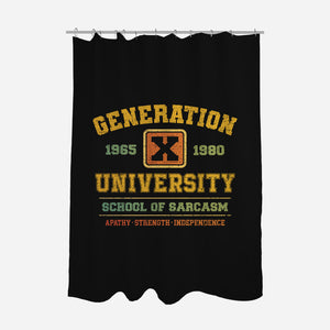 Generation X University-None-Polyester-Shower Curtain-kg07