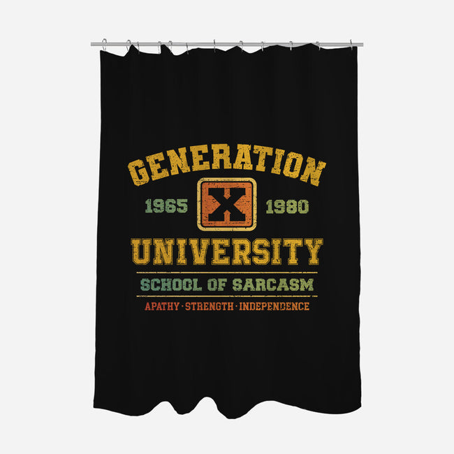 Generation X University-None-Polyester-Shower Curtain-kg07